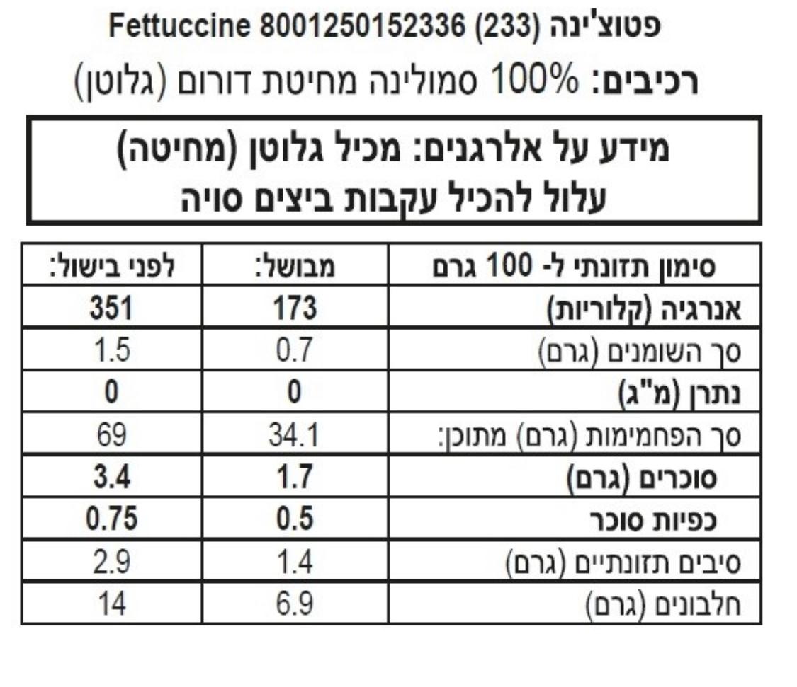 פסטה פטוצ׳ינה